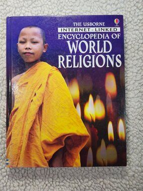 Usborne Internet-Linked Encyclopedia of World Religions Hardcover Book Childrens